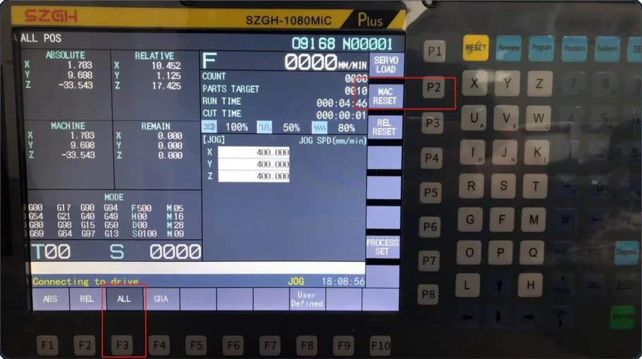 Из руководства SZGH: страница координат ALL POS